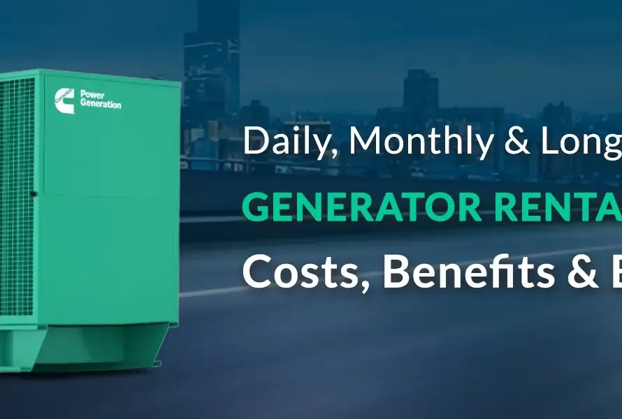 Generator rental image